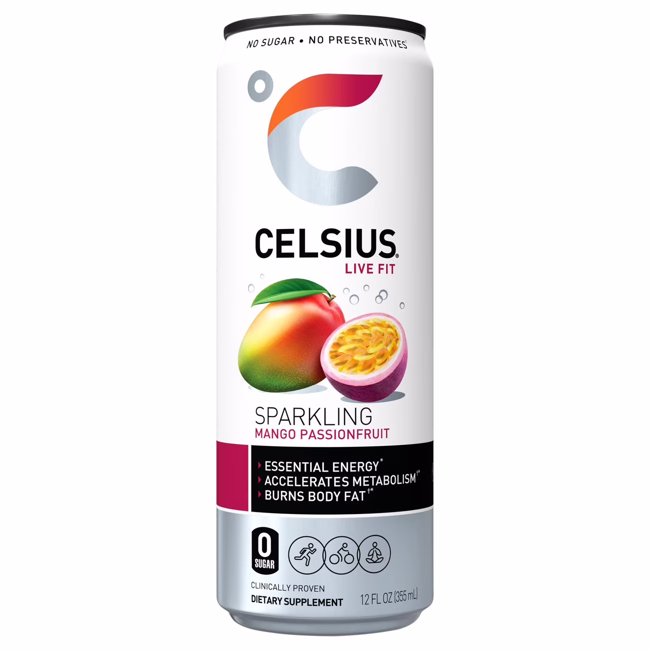 Celsius Live Fit Sparkling Mango Passionfruit