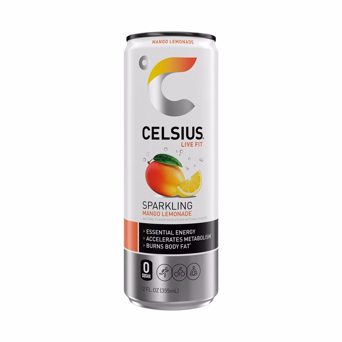 Celsius Live Fit Sparkling Mango Lemonade